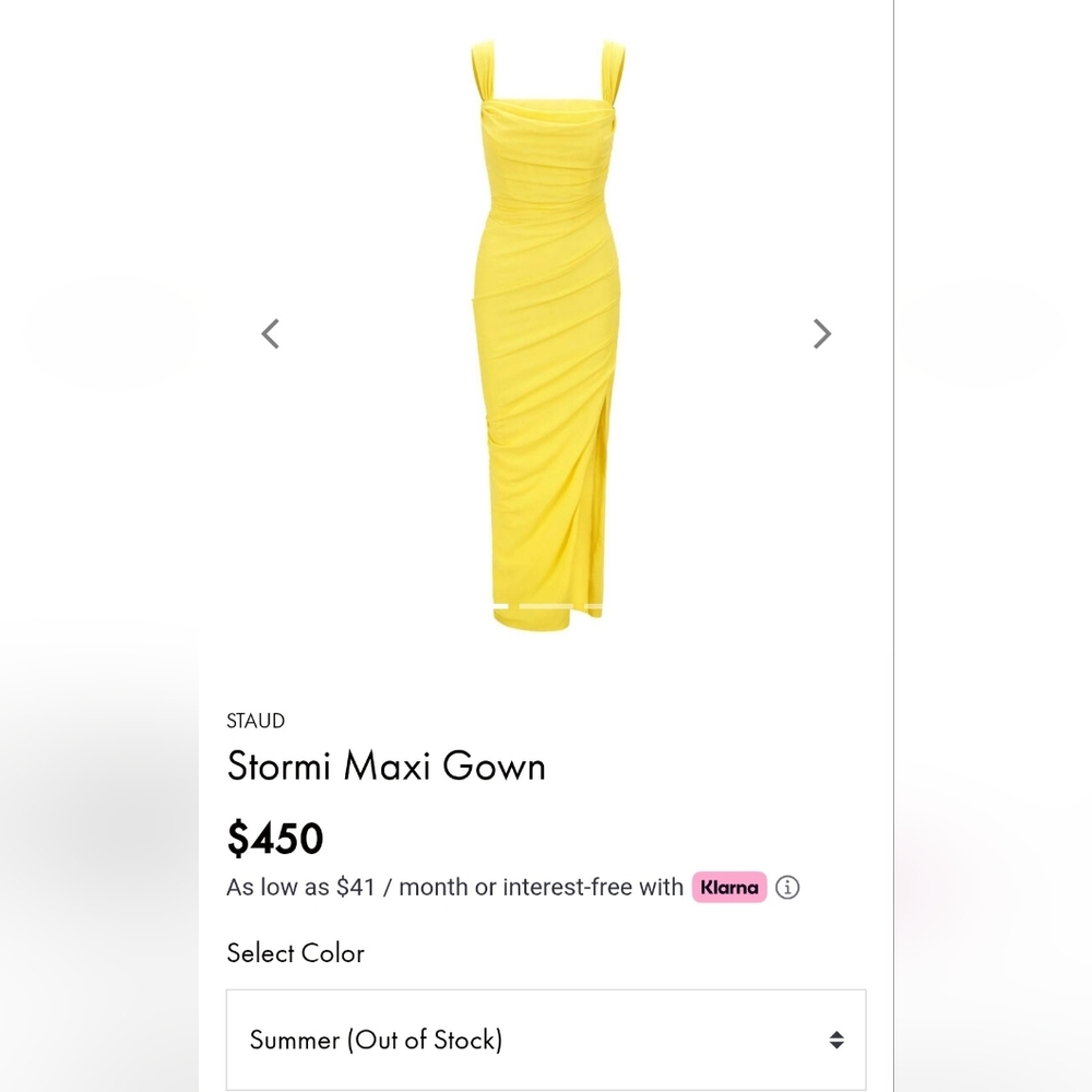STAUD STORMI MAXI DRESS🥵 - Picture 3 of 9